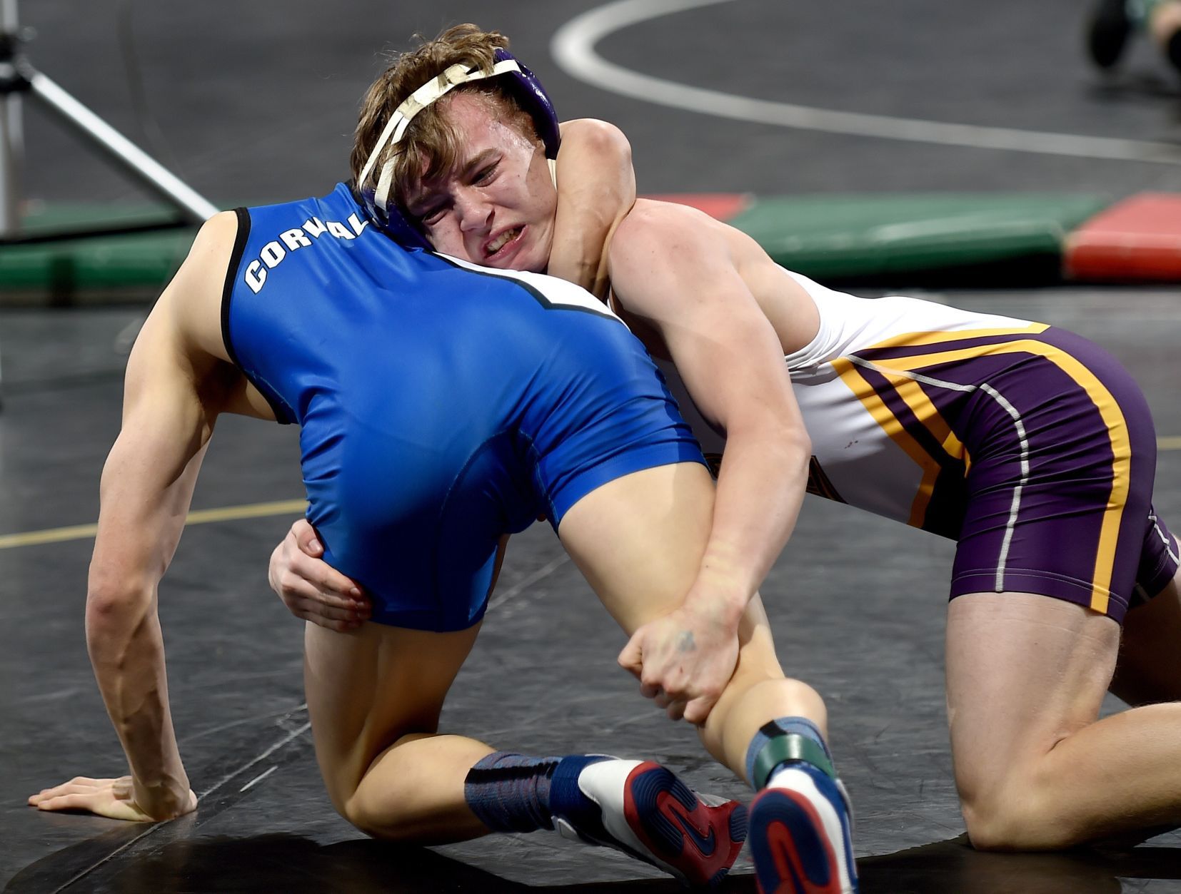 Laurel's Matt Glennon and Corvallis' Aaron Christensen